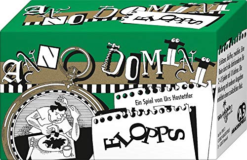 ABACUSSPIELE 09012 - Anno Domini - Flopps, Kartenspiel - schätzen - bluffen - zweifeln, Yellow