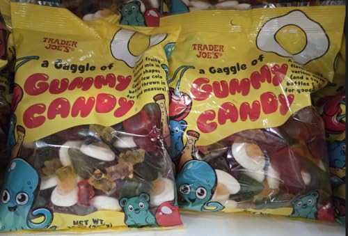 Trader Joe a Gaggle of Gummy Candy 14oz 397g (Two Bags)