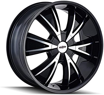DIP D38-2811B Vibe Wheel with Machined Finish (20x8.5"/5x72.644mm, 35mm offset)