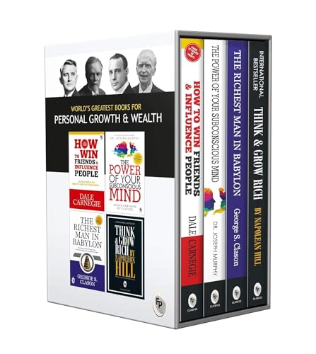 World’s Greatest Books For Personal Growth & Wealth (Set of 4 Books) : Perfect Motivational Gift Set (Image - 1)