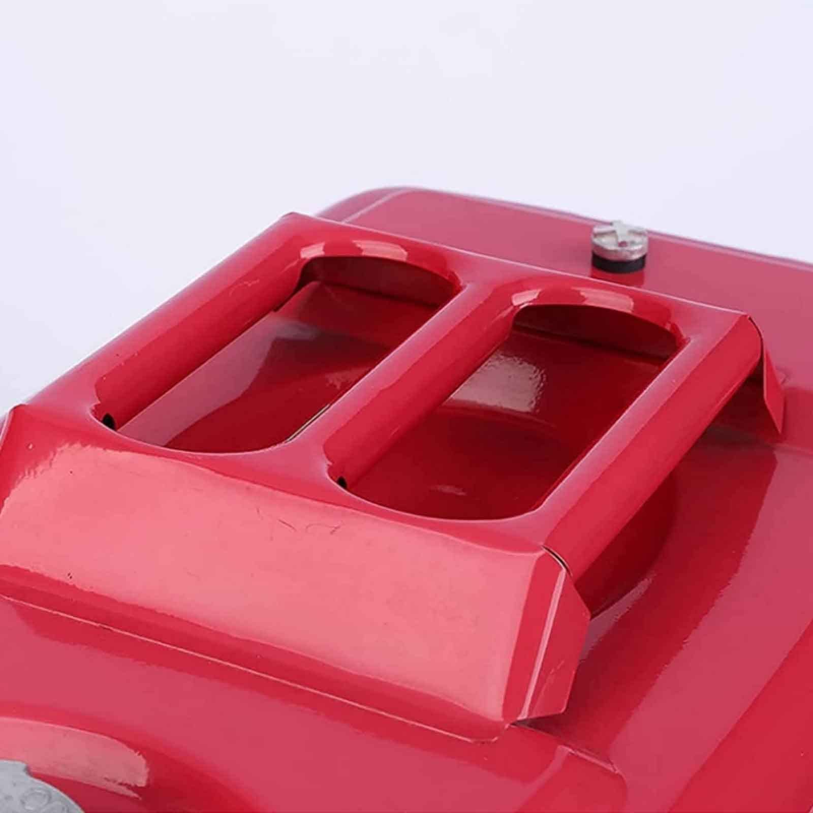 Tanica per Benzina Tanica per Carburante Taniche di benzina in metallo rosso da 20 litri grande tanica for olio combustibile, for lo stoccaggio di carburante, contenitore for olio diesel, tanica, tras