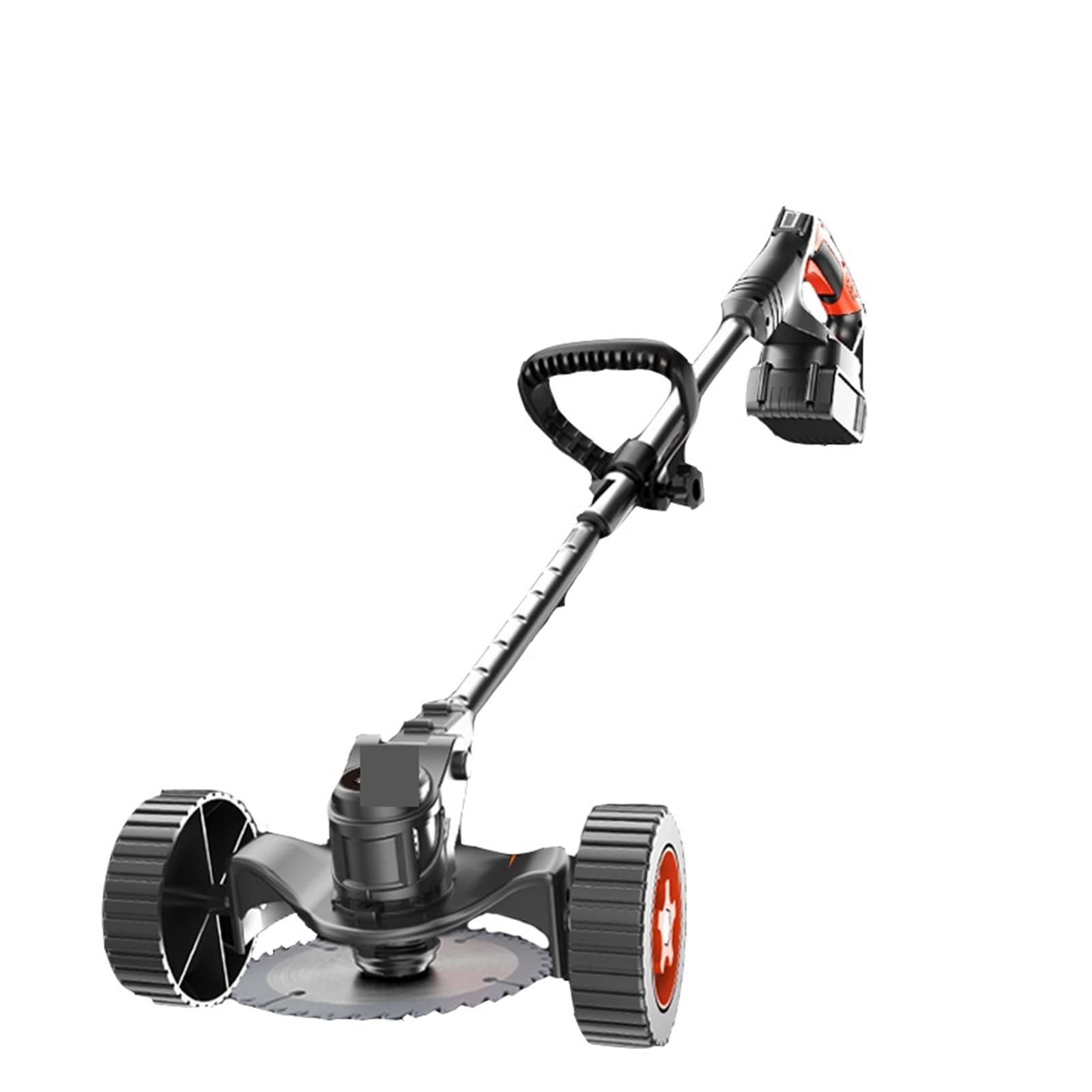 Cortacésped eléctrico de 1880W, cortacésped inalámbrico, Cortador de Longitud Ajustable, Herramientas de jardín for el hogar con batería de Litio Cortacésped