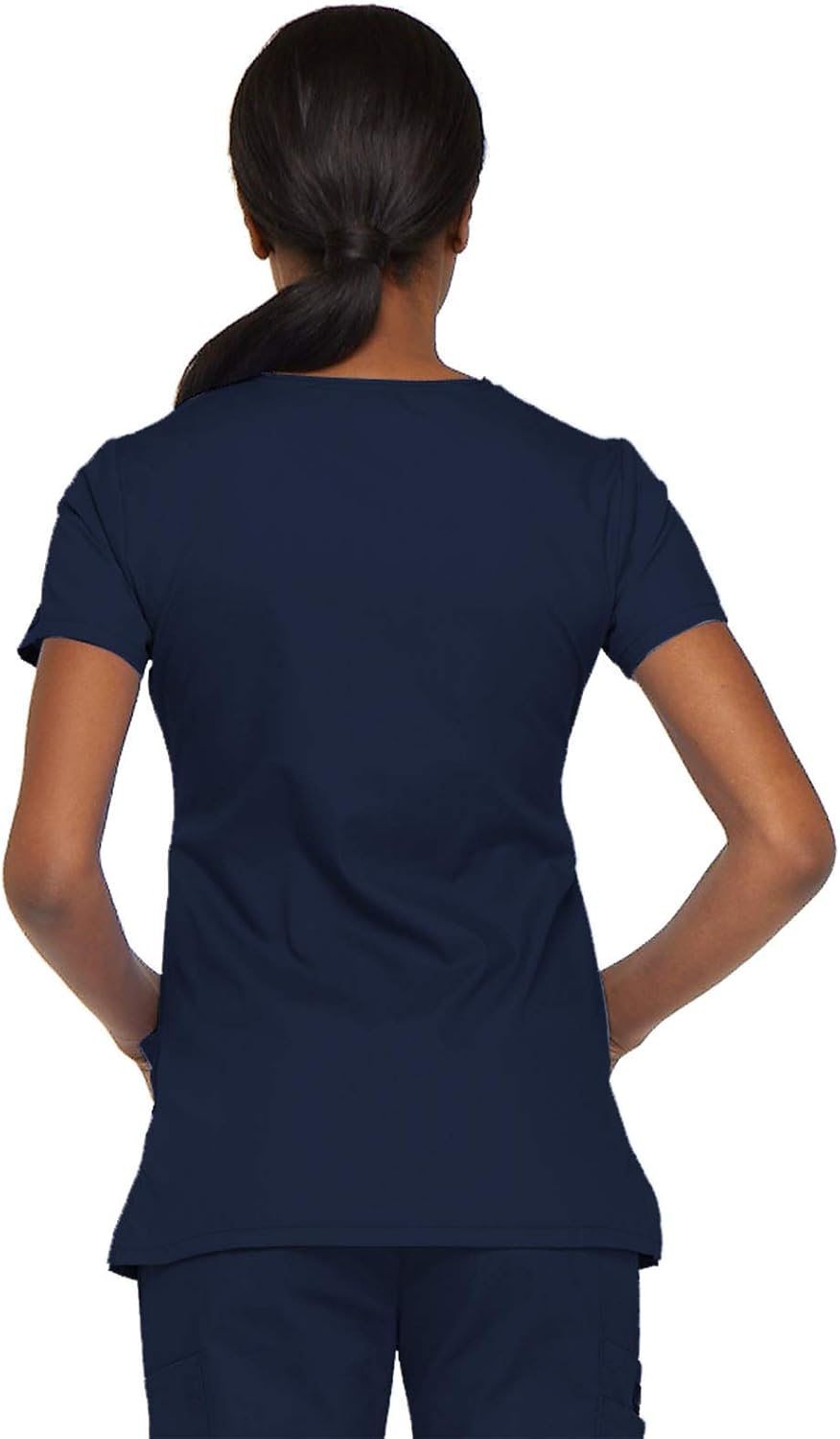 Dickies Gen Flex Women Scrubs Top Mock Wrap 817355.