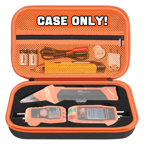 Image of Hard Case for Klein Tools ET310 AC Circuit Breaker Finder Electric Tester & 80041 Outlet Repair Tool Kit & RT250 GFCI Outlet Tester and Accessories Electrical Tools Storage Organizer Bag (Case Only)