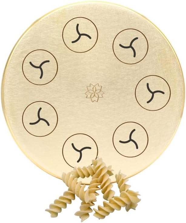 Fusilli 3P 10 mm Brass Die Compatible with TR95 Sela La Pastaia Corngold Avancini Omegaone