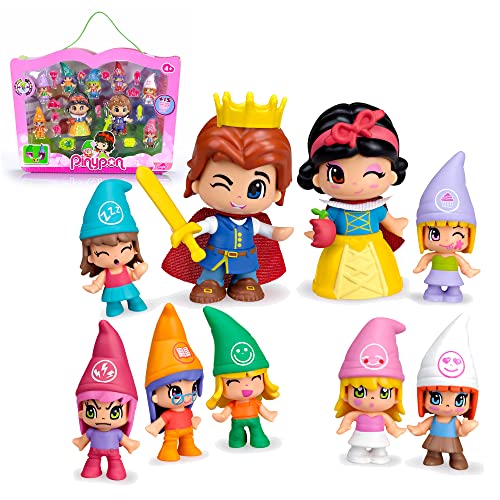 Pinypon Pack de figuras Blancanieves y siete enanitos (Famosa 700012750)