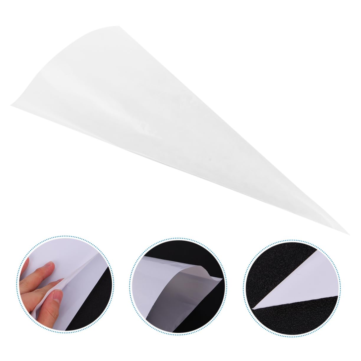Saccapoche per Cemento Bianco in Hdpe da 50 Pezzi, Sacchetti per Malta Cementizia Protezione Mani e Facile Estrusione per Piastrelle e Muratura