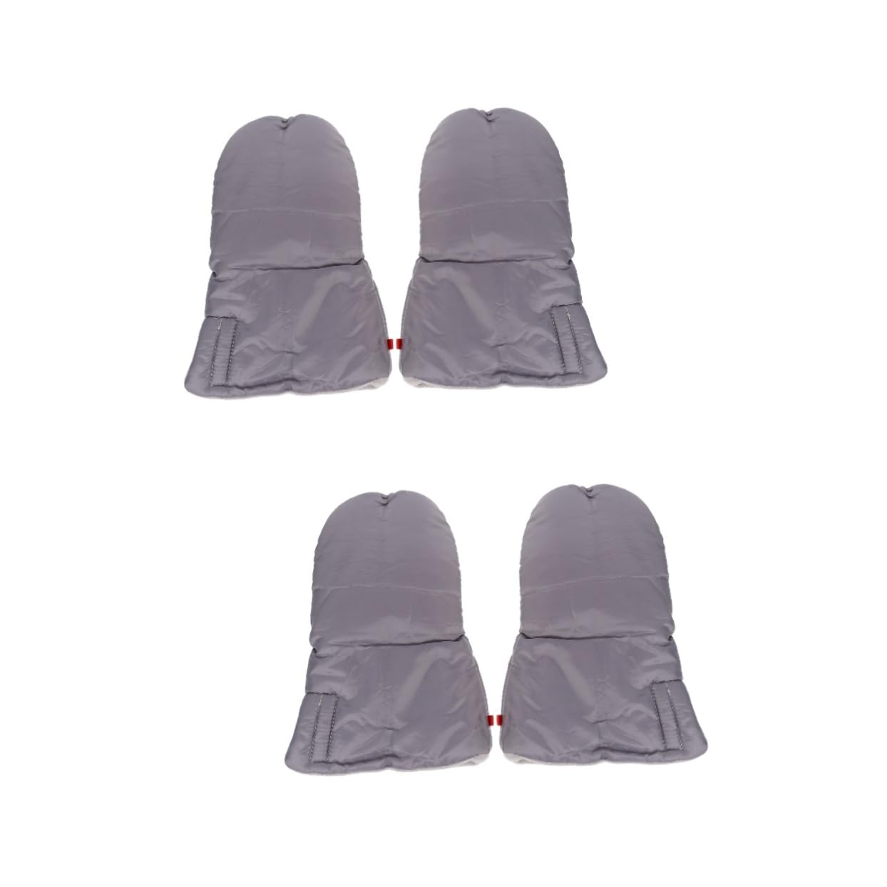 Holibanna 2 Pairs Fleece Winter Gloves Stroller Hand Warmers Pushchair Warm Fingers Protection Gloves