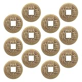 Symboles de prospérité : Ces pièces chinoises de dynastie, inspirées des pièces anciennes, apportent une ambiance vintage à votre intérieur ou véhicule, favorisant la chance et réussite selon les traditions feng shui