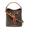 Michael Kors Suri Small Bucket Shoulder Bag (Brown PVC)