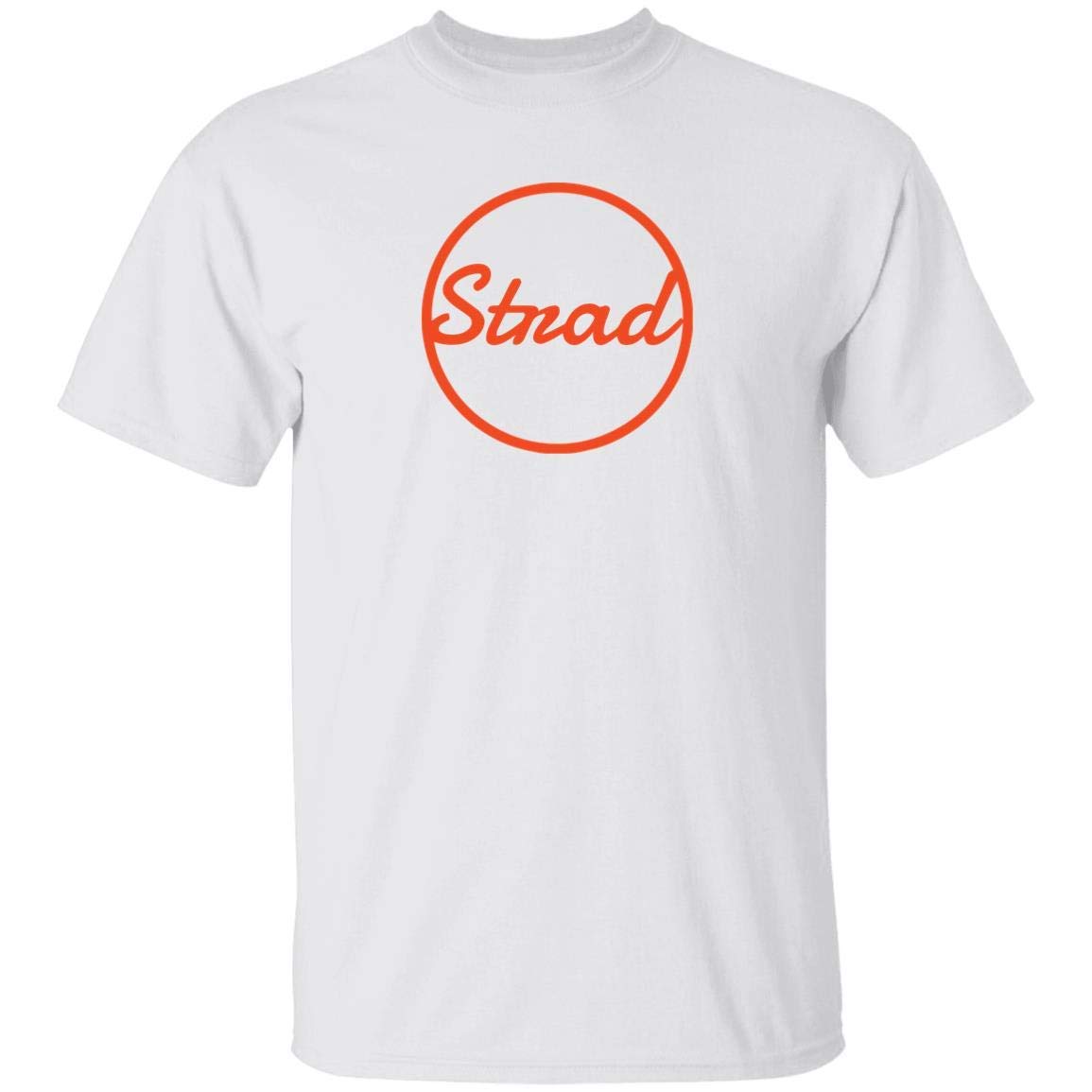 Mens Stradman Merch Strad Circle Tees White T Shirt Clothing T-Shirt