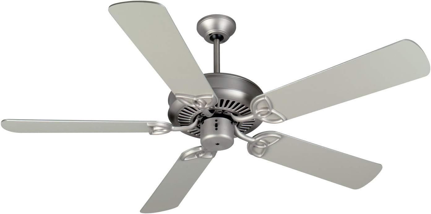 Craftmade K11007 CXL 52" Ceiling Fan with Pull Chain, 5 Blades, Brushed Satin Nickel