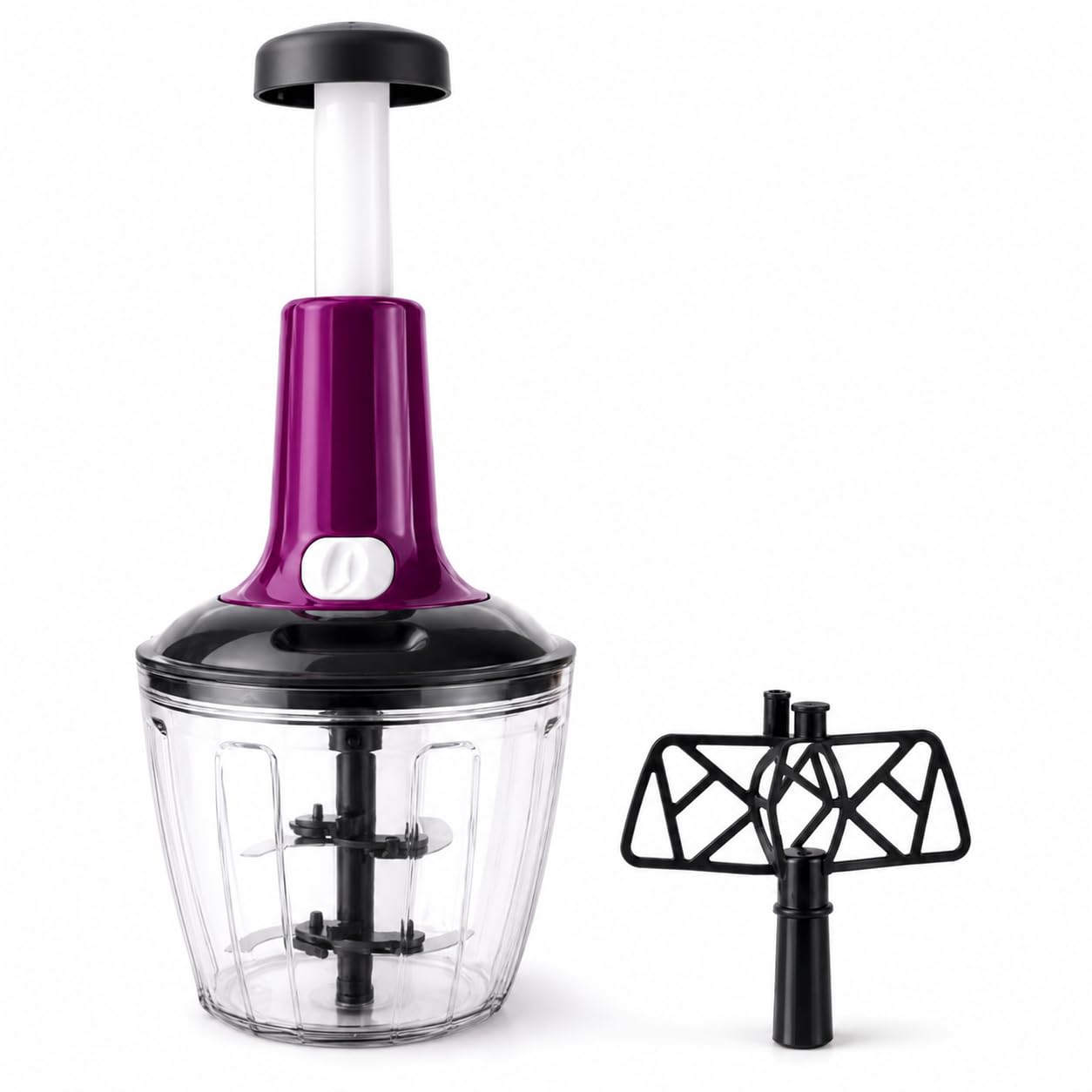 Easy Push vegetable Chopper1100 ML | Multipurpose Vegetable Cutter Easy Push Operation-image-40