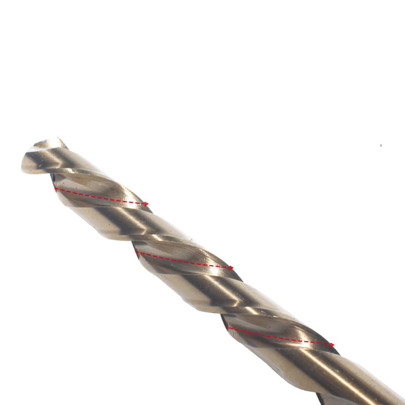 41 Brocas Helicoidales con Estuche de Almacenamiento, Accesorios de Acero de Alta Velocidad, Vástago Recto Helicoidal para Cobre, Carpintero Y Metal E