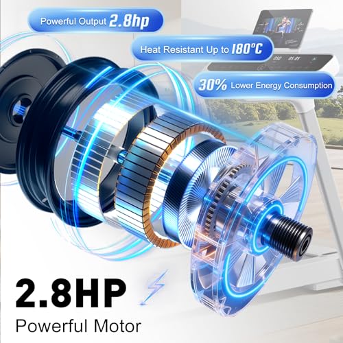 Image of Treadmill Motor with Flywheel, M-405565 130V 2.80HP DC 1939W Treadmill DC Drive Motor Replacement forNordicTrack & forProForm,OE# C3364B4370M M-405565 m-362190 405618 314571 349568 356334.