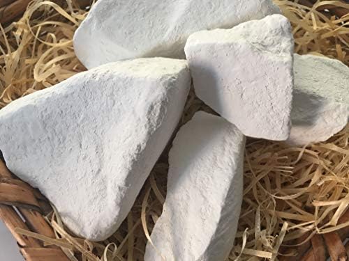 WHITE MOUNTAIN edible Chalk chunks (lump) natural for eating (food), 4 oz (110 g)
