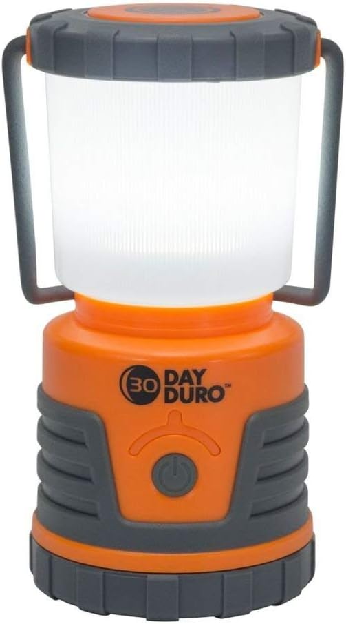 UST 30-Day Duro LED Portable 700 Lumen Lantern with Lifetime LED Bulbs and Hook for Camping, Hiking, Emergency and Outdoor Survival