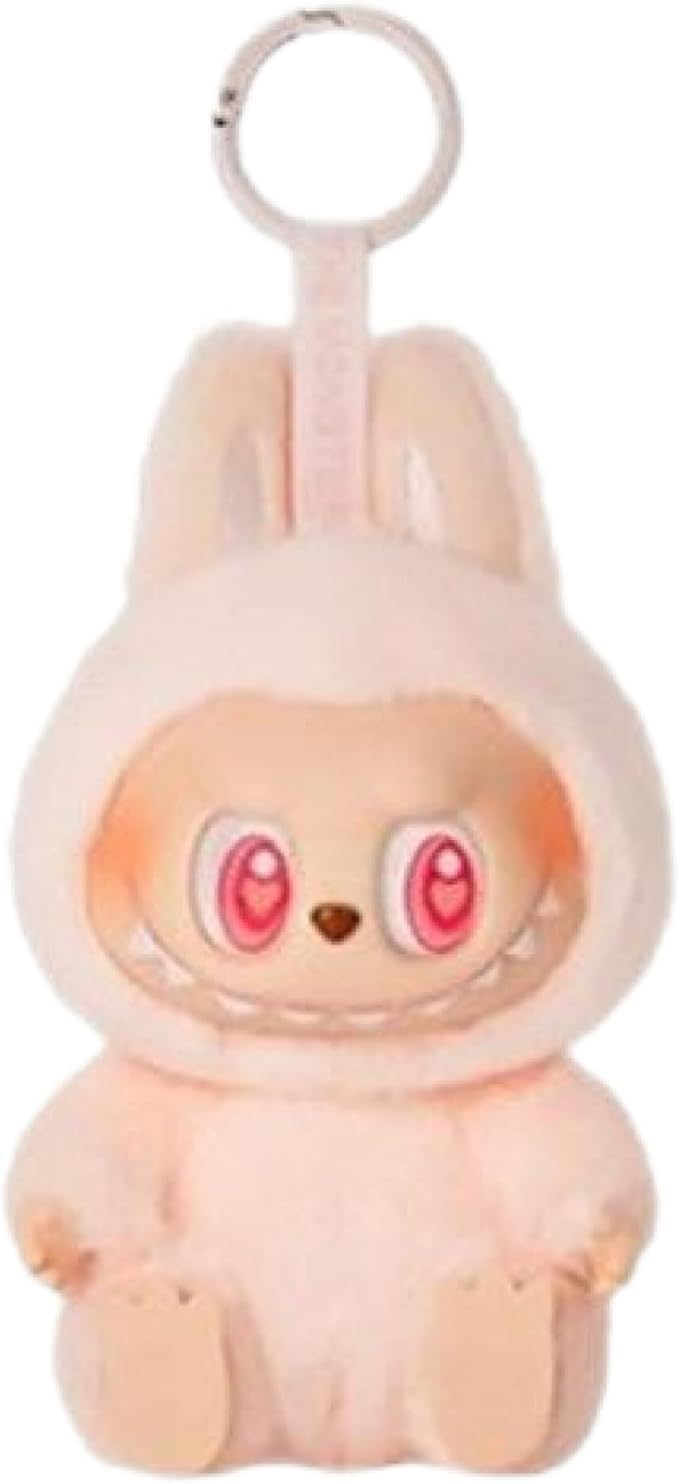 Labubu Keychain Backpacks Key Pendants Plush Doll Hanging Decoration Keyring Card Gift Stress-Relieving Accessory for Kids (Pink) Labubu Keychain Backpacks Key Pendants Plush Doll Hanging Decoration Keyring Card Gift Stress-Relieving Accessory for Kids (Pink)