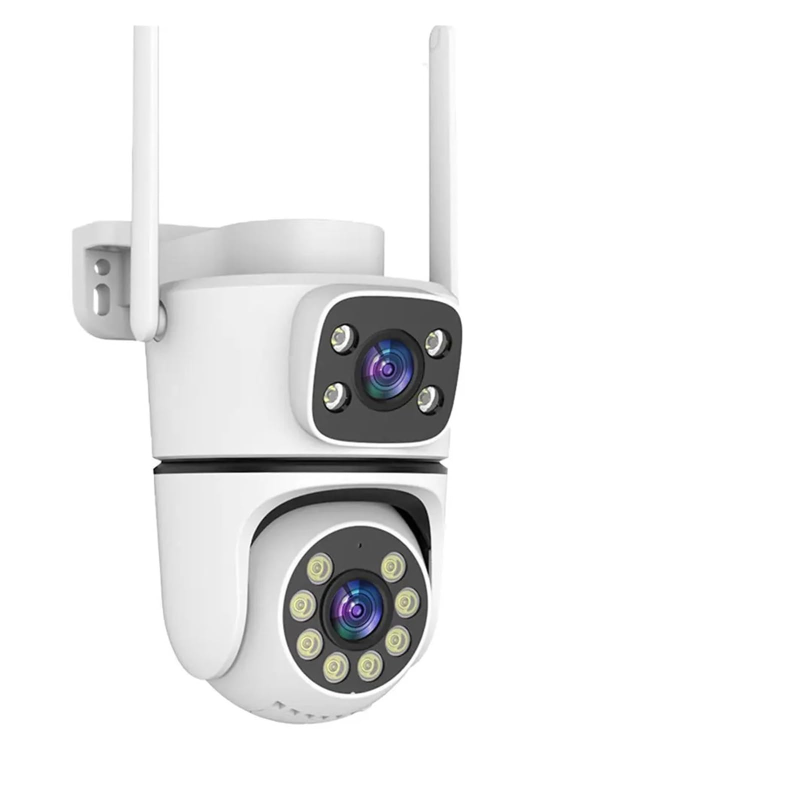 Oshpmbdlyfj Uk Plug Tuya 5K 10Mp Wifi Ip Camera Outdoor 5G Wifi Dual Lens Ptz Cam Cctv Surveillance Ai Tracking Security Camera(,8Mp No Sd Card)