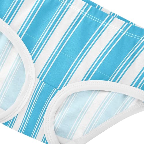 Blue White Stripe Toddler Girls's Underwear 2T 23008974