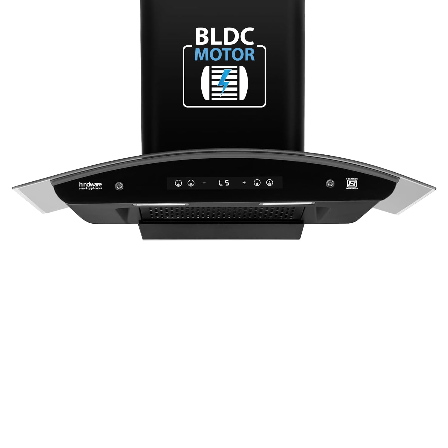 Hindware Smart Appliances | Alexio Plus BLDC 90 cm Chimney | 1450 CMH | Curved Glass | Filterless | Auto Clean | Touch Control, Motion Sensor | 12 Yrs Warranty on Motor & 3 Yrs on Product (Black)-image-27