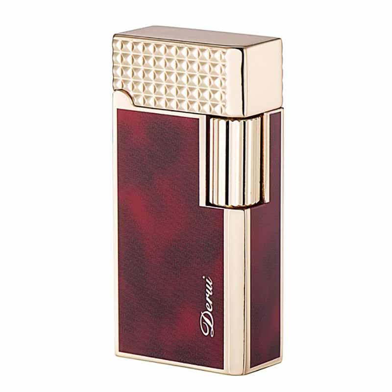 Encendedor Metal Vintage Clásico Pequeño Rojo
