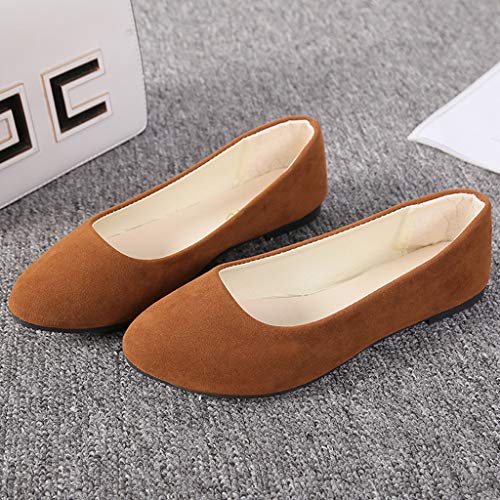 Women Pointed Toe Ballets Flats Slip On Walking Shoes for Driving Flats Comfortable Walking Ballerina Shoes Wedding Party Office Work Ladies Non-Slip Elegant Ballet Flat Pumps3
