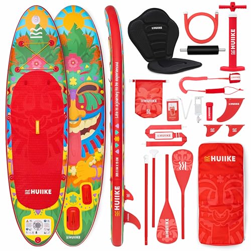 HUIIKE Tavola Sup Gonfiabile Adulti con Accessori Inclusi, Pagaia, Pinne, Pompa. Stand Up Paddle...