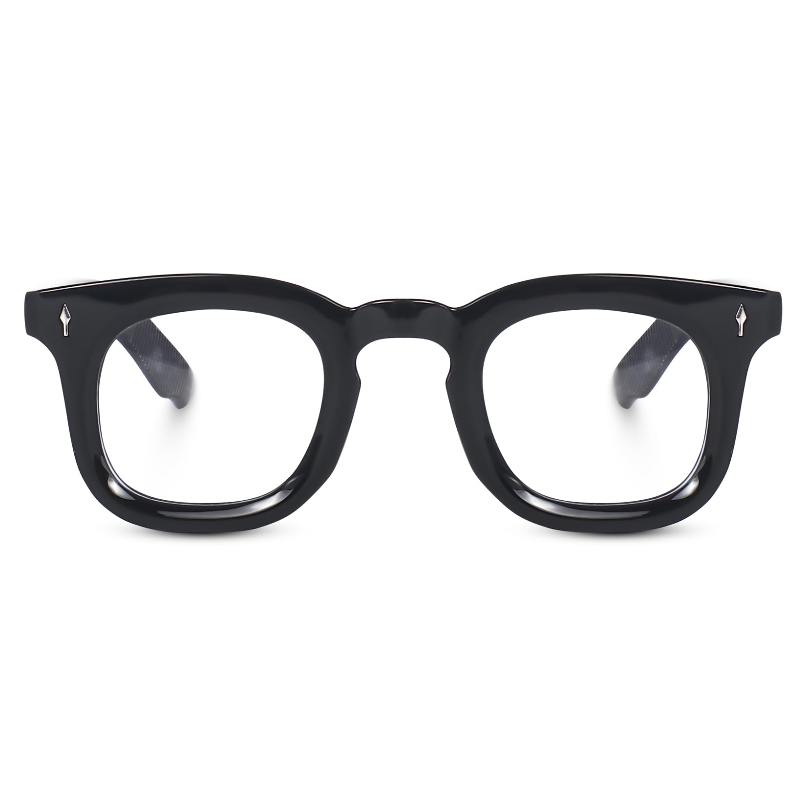 Peter Jones I Zero Power Blue Cut Computer Glasses I Gaming Glasses I UV Protected & Blocks Harmful Rays I Black Color I Men & Women I Medium/Large Square 3819FB - Image 6 thumbnail