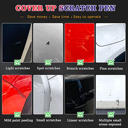 Touch Up Paint For Cars Scratch Repair Kit For Various Automotive Touch Up Paint (Pure Black) #TOP5