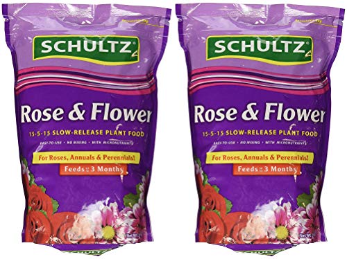 Schultz Spf48410 Rose & Flower Slow-Release Plant Food, 15-5-15, 3.5 Lbs Pack of 2