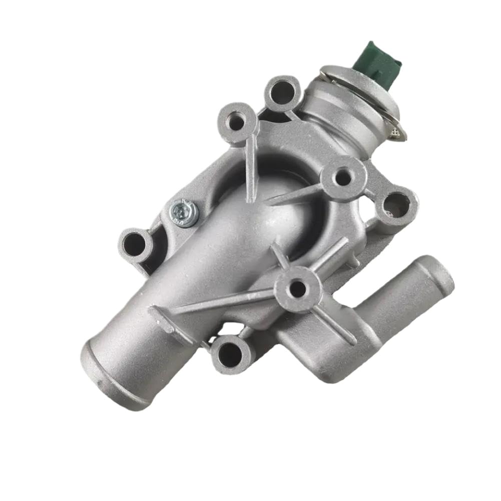 Udvkkrtrw Onecolor Aluminum Engine Coolant Thermostat With Housing Compatible With 206 207 307 308 1007 And C2 C3 C4 - Replaces 1336.Z0 1336Z0
