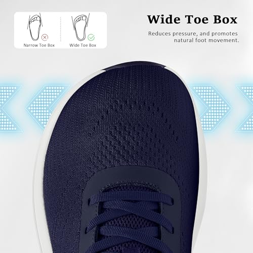 Womens Wide Toe Box Slip On Walking Shoes Comfortable Tennis Shoes for Women Breathable Running Sneakers2
