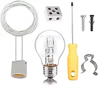 Kit 2 Lâmpadas Extra Forte Para Churrasqueira Fio 4m 110v