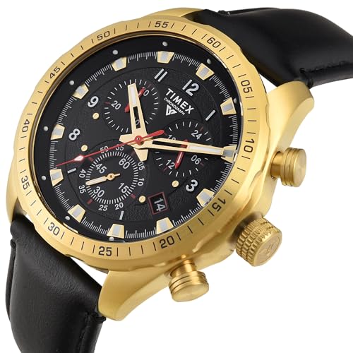 Image of TIMEX Vector Analog Watch for Men with Round Dial & Water Resistant Man's Wrist Watches