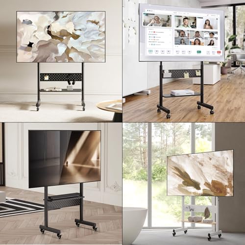 Soporte móvil para TV de 40" a 85" con ruedas y altura ajustable miniatura 7