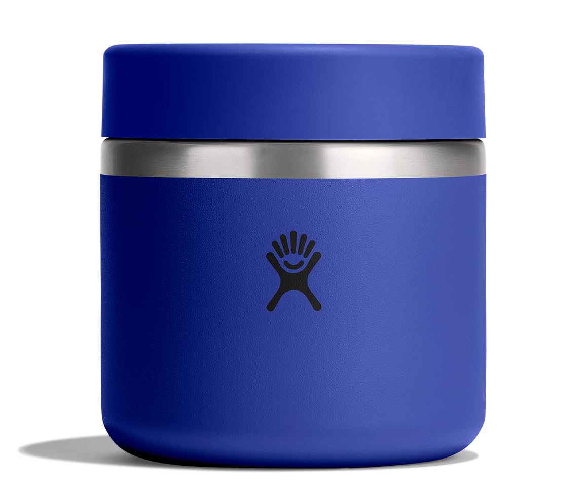 Food Jar – Insulated Stainless Steel, Snack Travel Container for Hot Food & Soup 20 Oz Capri Blue