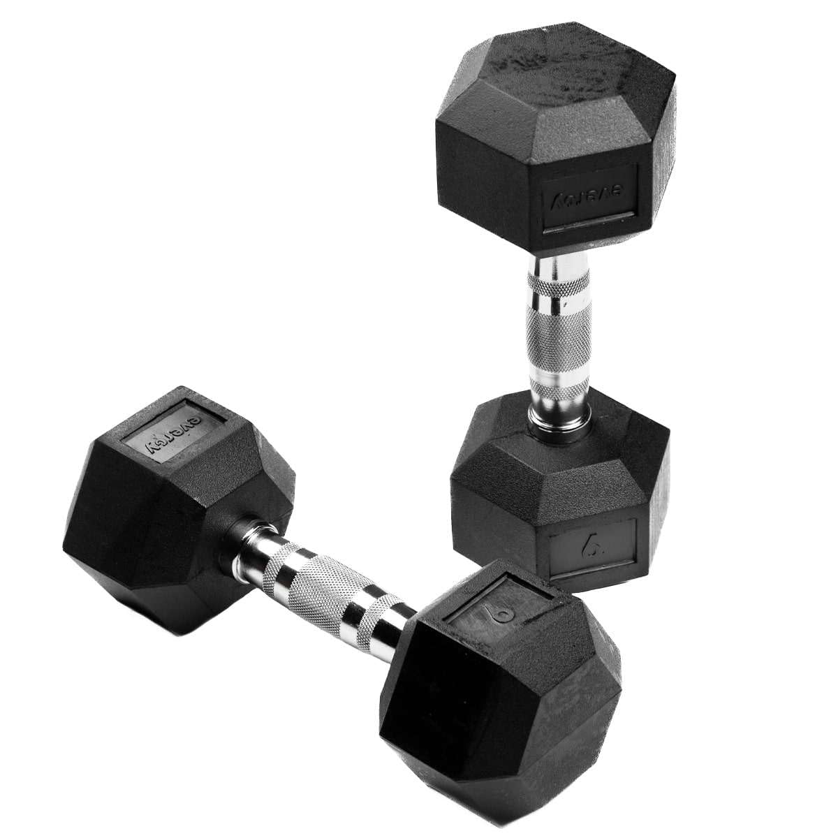 Mancuernas Hexagonales evergy – Par de mancuernas de 1 a 40 kg para gimnasio en casa. Halteres fitness, entrenamiento de fuerza y ejercicios de gym.