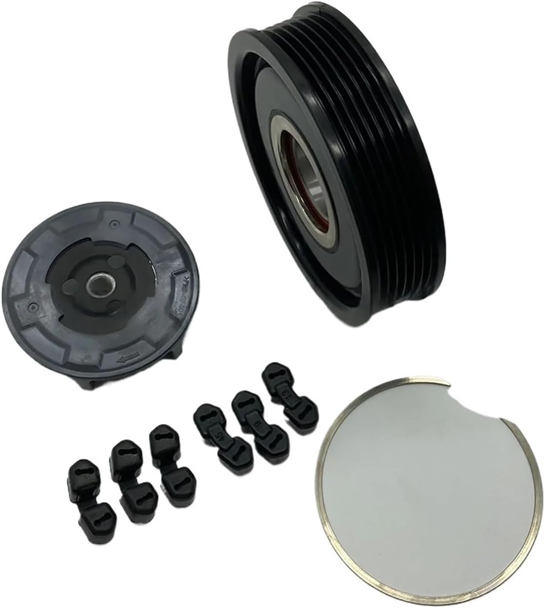 AC A/C Compressor Clutch Pulley Compatible For PEUGEOT 208 308 CITROEN C4 BERLINGO 1.6HDI 1606230580 1606467480 6453WF 6453WG 9659875480