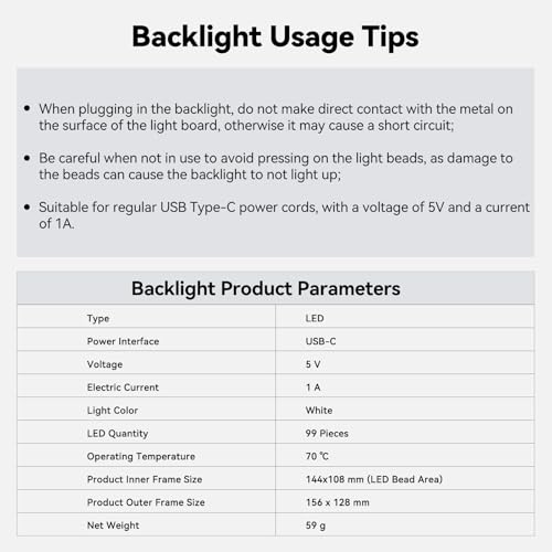 4PCS CMYK Lithophane LED Backlight Board Kit Compatible with BambuLab A1/A1 mini Combo/P2S/P1P/P1S/X1C/X1E AMS 3D Drucker für 3D Gedruckte Fotomodelle Light Board