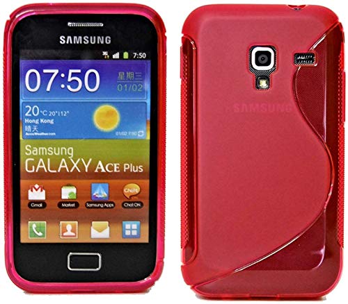 Energmix S-Line Housse TPU pour Ace de Galaxie de Samsung Plus S7500 Étui en Silicone en Rose