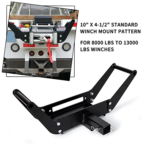 7BLACKSMITHS 10" x 4 1/2" Cradle Winch Mounting Plate Winch Mount