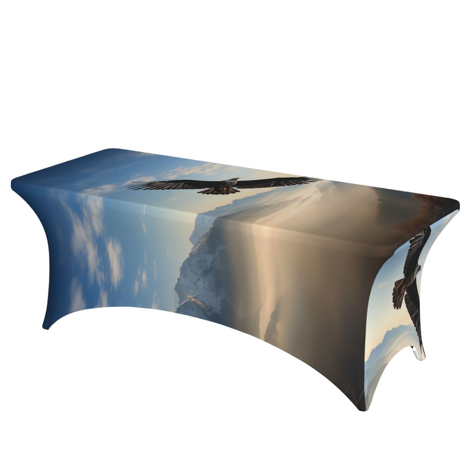 Nappe extensible élasthanne anti-pli pour rajeunir vos vieilles tables rectangulaires