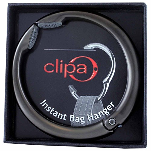 Clipa2 Bag Hanger, Matte Hematite