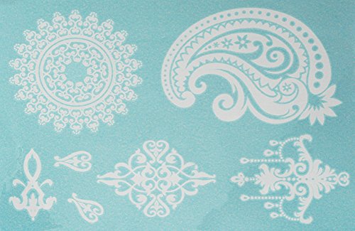Generic White Tattoos Stickers for Body Mackup Wb-04