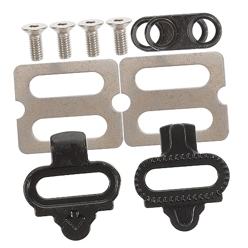 GOOHOCHY Bike Pedal Cleat Bicycle Cleat Lock Set for Efficient Pedaling Performance