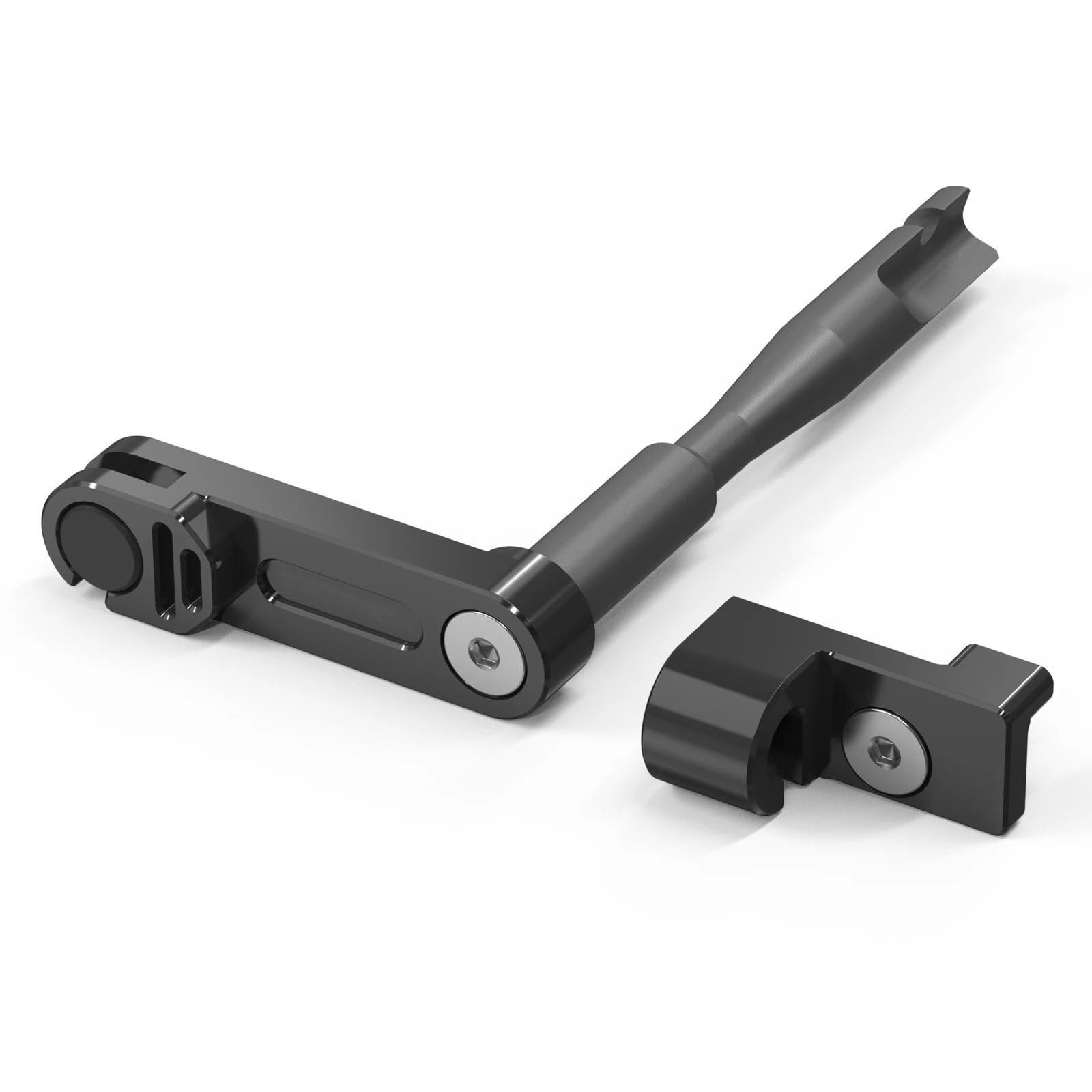 Zestaw naprawczy do linek hamulcowych Pasuje do Kawasaki KLR650 2008-2024 KLR 650 Dźwignia sprzęgła motocyklowa pasująca ramienia(Black)