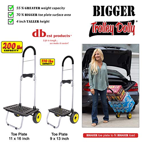 Dbest Products Bigger Trolley Dolly, Sunflower Shopping Grocery Foldable Cart #TOP1