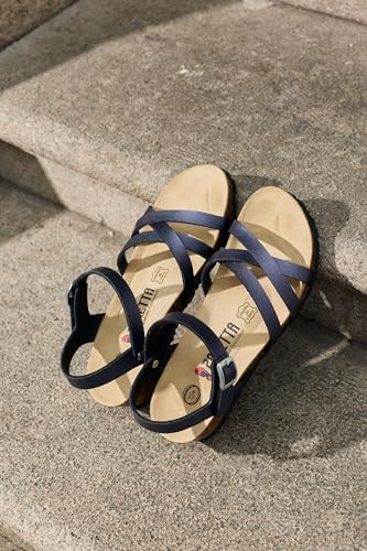 Zanetta Cuenca Orthopaedic Heels Sandals for Women – Premium Craftsmanship with Cushioned Footbed and Arch Support (Bronze, US Footwear Size System, Adult, Women, Numeric, Wide, 9)3