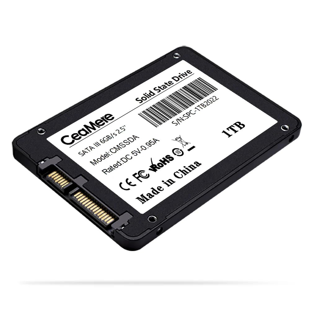 SSD Interno 1TB, SATA III, 2,5 Polegadas, 1000GB, Velocidade de